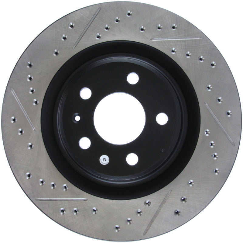 Stoptech 127.33137R Slotted & Drilled Sport Brake Rotor