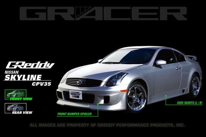 GReddy 17020191 03-04 fits Infiniti G35 Coupe Front Facia (Must ask/call to orde