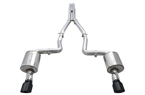 AWE Tuning 2015+ Dodge Charger 6.4L/6.2L Non-Resonated Touring Edition Exhaust - Diamond Blk Tips