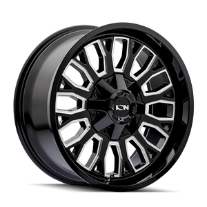 ION Wheels 152-2937M ION Type 152 20x9 / 6x139.7 BP / 0mm Offset / 106mm Hub Black/Milled Wheel