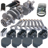 Eagle 64800040 fits Ford 351C 3.850in Crank 6.000in I-Beam Rods -3cc Flat Top 4.040in Pistons Rotating Assembly