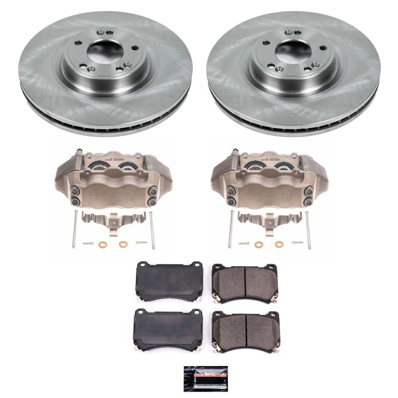 Power Stop KCOE5843 09-14 fits Hyundai Genesis Front Autospecialty Kit w/Cals