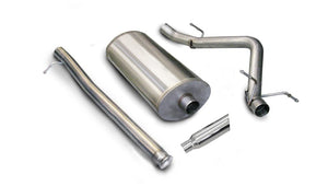 CORSA Performance 24258 Corsa 2007-2008 fits Chevrolet Silverado Reg. Cab/Short Bed 1500 4.8L V8 Polished Sport Cat-Back Exhaust