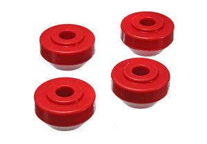 Energy Suspension 4.7117R 72-78 fits Ford Crown Vic/72-79 Thunderbird Red Front Strut Rod Bushing Set