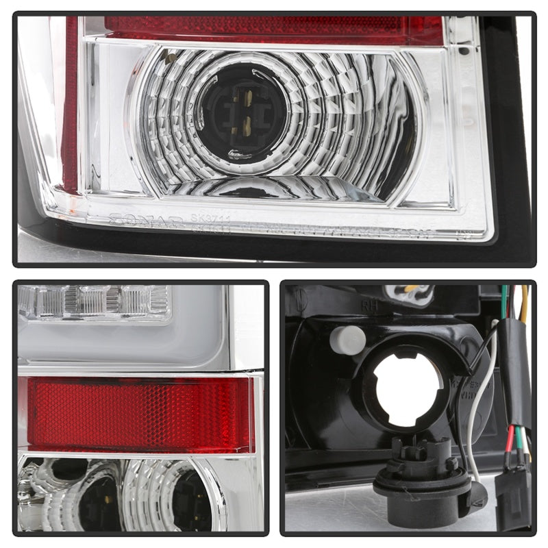 Spyder 5085832 fits Jeep 05-06 Grand Cherokee Version 2 Light Bar LED Tail Ligh