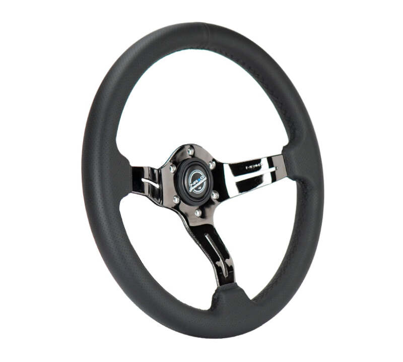 NRG ST-010BC-PR ST-010BC-PR Light Weight Gaming Steering Wheel - 350mm 3 Black