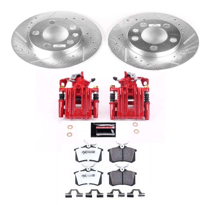 PowerStop fits Volkswagen 98-99 Beetle Rear Z26 Street Warrior Brake w/Calipers