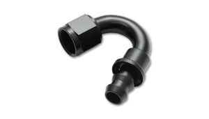 Vibrant 22508 -8AN Push-On 150 Deg Hose End Fitting - Aluminum