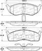 Stoptech 308.073 Street Brake Pads