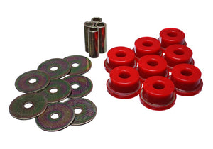 Energy Suspension 19.4102R 05-09 fits Subaru Legacy Rear Subframe Bushing Set - Red