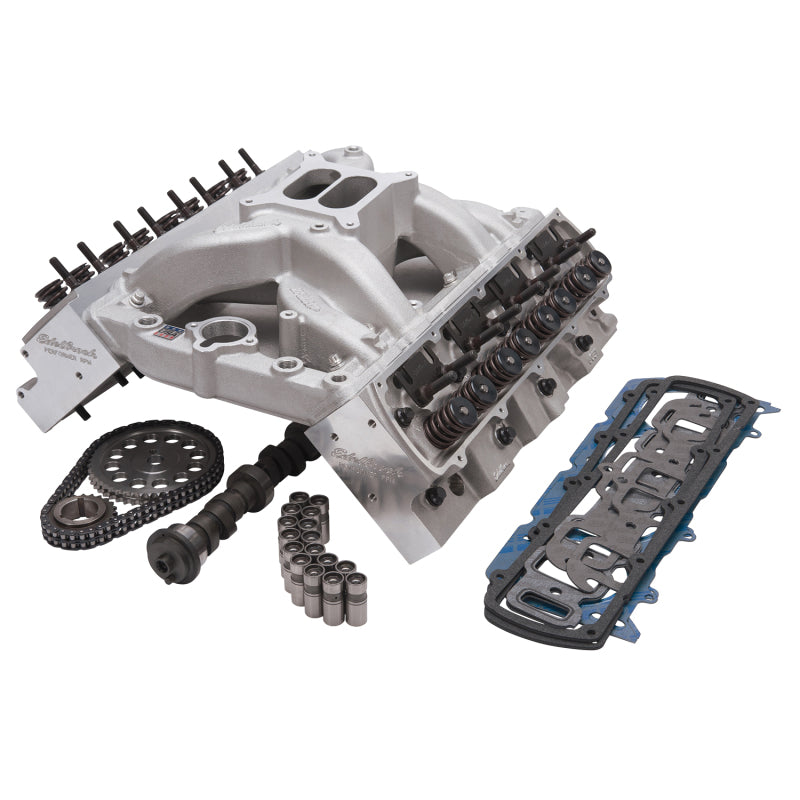 Edelbrock 2058 Power Package Top End Kit Performer RPM fits Oldsmobile 1965-1976 400-500 Big Block V8 450+ Hp