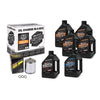 Maxima 90-069016PC V-Twin Oil Change Kit Mineral w/ Chrome Filter Evolution