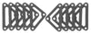 Twin Power 43296 91-98 FXD Models Oil Spout Gasket Replaces H-D 62423-90 5 Pk