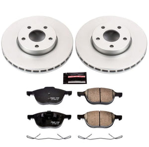 PowerStop fits Ford 13-18 C-Max Front Z17 Evolution Geomet Coated Brake Kit
