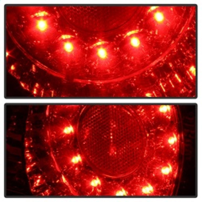 Spyder 5000385 fits Acura 02-04 RSX LED Tail Lights Red Clear ALT-YD-ARSX02-LED
