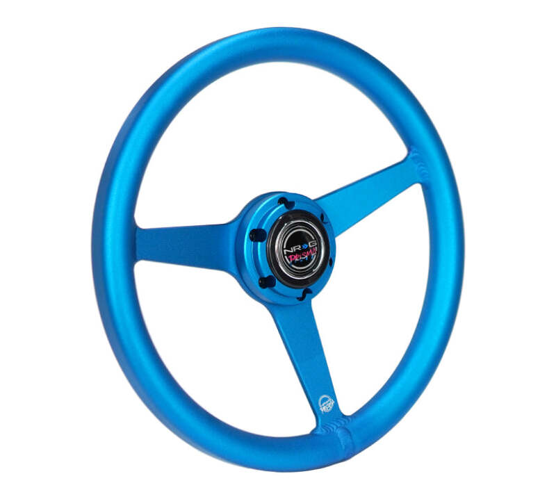 NRG RST-071-BL RST-071-BL Aluminum Steering Wheel 330mm - Heritage Solid Spoke