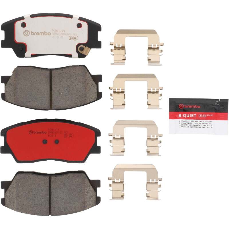 Brembo OE P30121N 19-22 fits Kia Soul PRIME Ceramic Brake Pad - Front