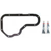 Fel-Pro OS30727 fits Mitsubishi Montero OS 30727 Engine Oil Pan Gasket Set High-Temperature Rubber-Coated Fiber