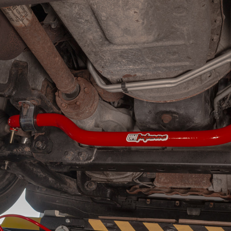 UMI Performance 6579-R 15-20 fits Ford F-150 1 1/2in Solid Front Sway Bar - Red