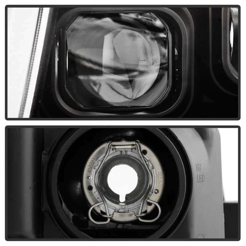 SPYDER 5089090 05-08 fits Nissan Frontier/05-07 Pathfinder Projector Headlights - BLK (PRO-YD-NF05V2SI-SEQGR-BK)