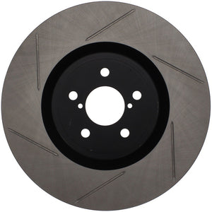 Stoptech 126.47019SR Power Slot 04 STi Front Right SportStop Slotted Rotor