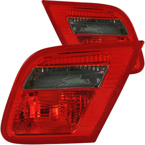ANZO 221201 2000-2003 fits BMW 3 Series E46 Taillights Red/Smoke - Inner