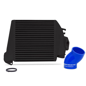 Mishimoto MMTMIC-WRX-08BKBL 08-14 fits Subaru WRX Top-Mount Intercooler Kit - Powder Coated Black & Blue Hoses