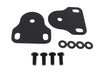 Kentrol 50408 fits Jeep 76-95 CJ/Wrangler YJ Interior Windshield Brackets Pair - Powdercoat Black