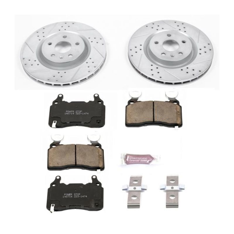 PowerStop K5602 fits Chevrolet 10-15 Camaro Front Z23 Evolution Sport Brake Kit