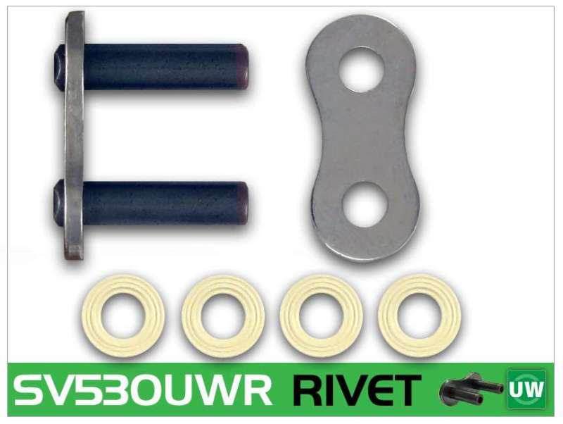 RK Chain SV530UWR-RL SV530UWR-RIVET - Silver