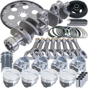 Eagle B13404L06068 fits Chevy 350 1Pc 3.750in Crank 5.700in I-Beam Rods 4.060in Pistons 168 Tooth FP Balanced Assembly