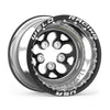 Weld  83B-514206MB Alpha-1 15x14 / 5x4.5 BP / 3in. BS Black Wheel - Black Double