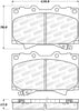Stoptech 309.0772 Sport Brake Pads w/Shims and Hardware - Rear