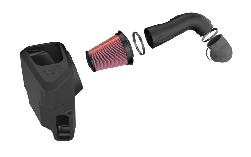 K&N Engineering 50-3103 K&N 20-25 fits Chevrolet Silverado 2500/3500 HD V8 6.6L NextGen Cold Air Intake