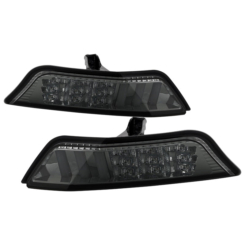 Spyder 5082527 fits Ford 15-16 Mustang LED DRL - Smoke (CBL-YD-FM15-LED-SM)