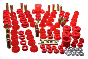 Energy Suspension 16.18102R 88-91 fits Honda Civic/CRX Red Hyper-Flex Master Bushing Set