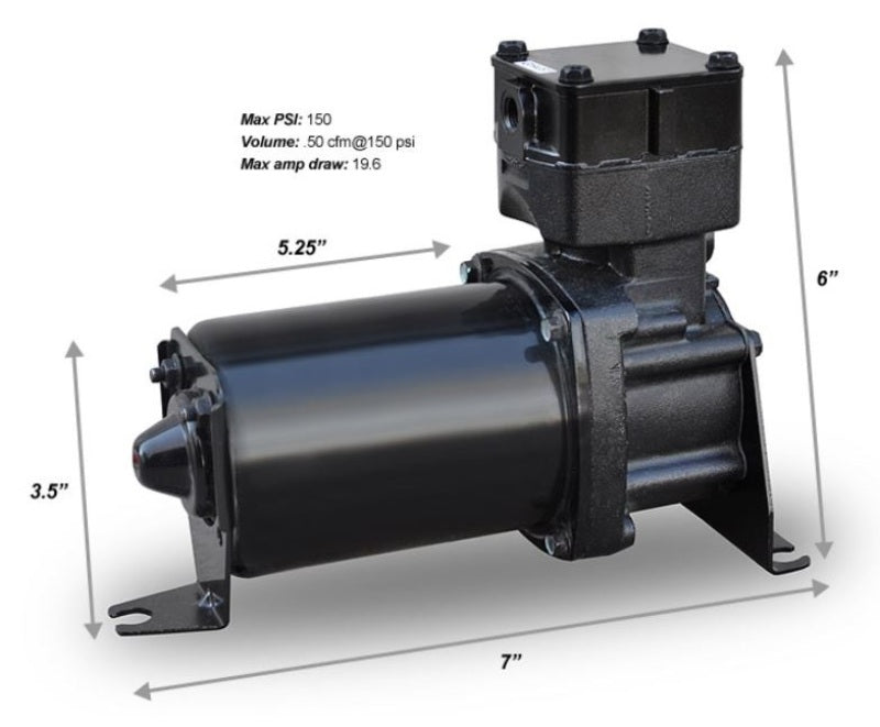 Ridetech 31920002 Air Compressor 309 Model Thomas