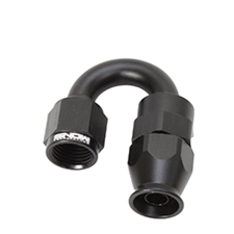 Snow SNF-60618 -6AN 180 Degree PTFE Hose End (Black)