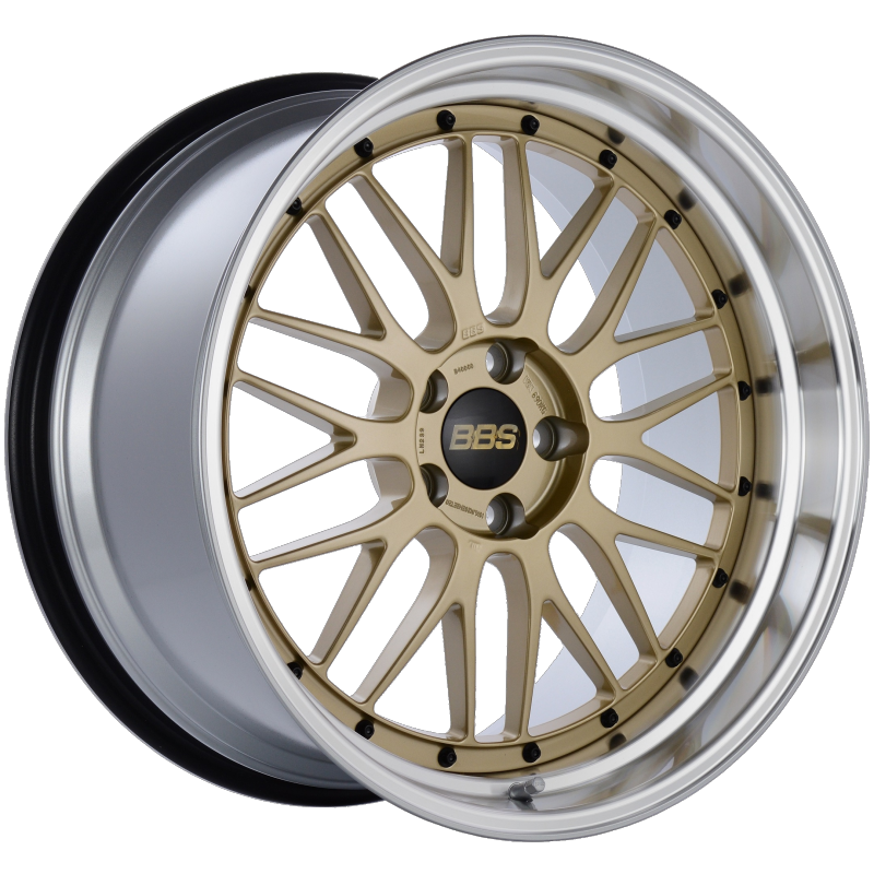 BBS LM239GPK LM 20x10.5 5x114.3 ET20 CB66 Gold Center Diamond Cut Lip Wheel