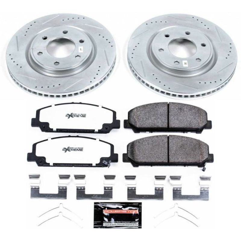 PowerStop K6321-36 11-13 fits Infiniti QX56 Front Z36 Truck & Tow Brake Kit