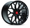 Vossen HF2 - 22x10 - ET10 - 5x120 - 66.56 - DEEP - GB - GLOSS BLACK