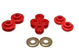 Energy Suspension 4.7119R 86-95 fits Ford Taurus Red Front Strut Rod Bushing Set