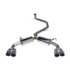 Remark RK-C4063T-01P 2019+ fits Toyota Corolla Hatchback Quad-Exit Cat-Back Exhaust Burnt Stainless Steel