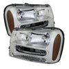 9023545 Xtune fits Chevy 02-09 Trailblazer Crystal Headlights Chrome HD-JH-CTB