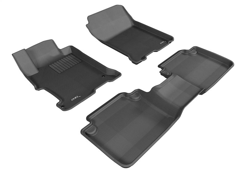 3D MAXpider 2019-2020 fits Hyundai Santa Fe Kagu 1st Row Floormat - Black