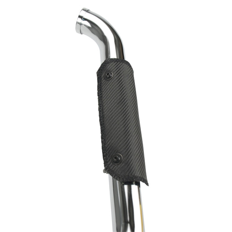 DEI  10496 Pipe Shield w/Stainless Steel Clamps - 4in x 8in - Onyx