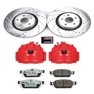 Power Stop KC7147-26 15-20 Lincoln MKC Front Z26 Street Kit w/Cals
