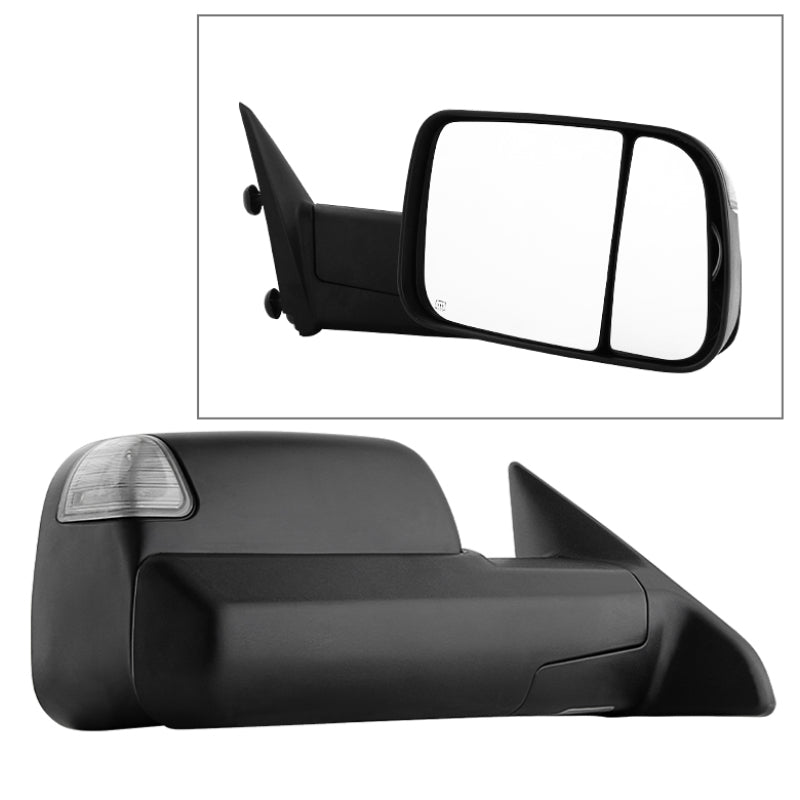9935602 Xtune fits Dodge 09-12 Ram 1500 Power Heated Adjust Mirror Black HoUSi