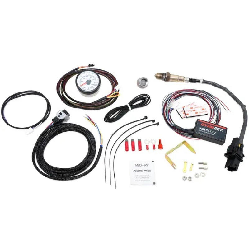 Dynojet 15-7005 WideBand 2 Kit (w/Gauge) - Analog - White