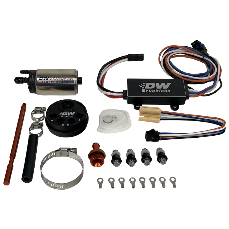 DeatschWerks 9-441-C102-5004 3.5L Module Surge Tank In-Tank Pump Adapter w/ DW440 Brushless & Controller 440lph Pump